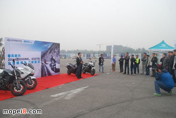 2014款春風650NK與650TR北京媒體試駕會