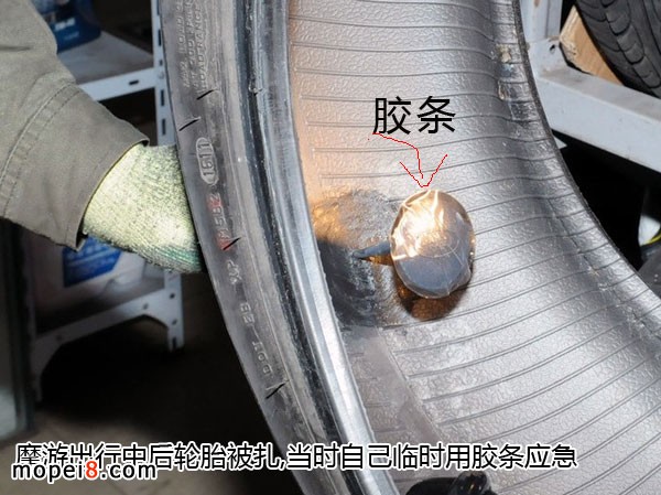 用蘑菇丁法修補(bǔ)GTL的后輪