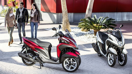 雅馬哈YAMAHA新一代都會休閑三輪車Tricity