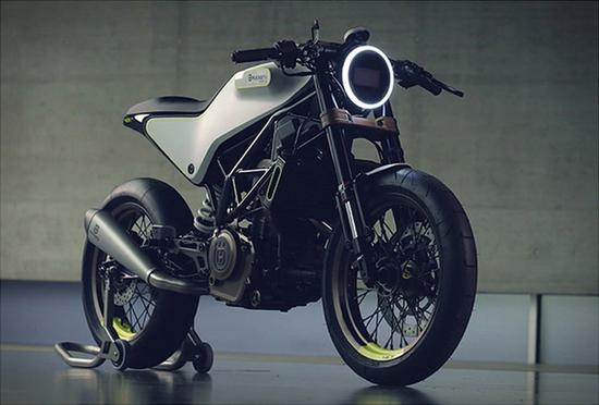 2014年米蘭車展上的黑白箭概念摩托車