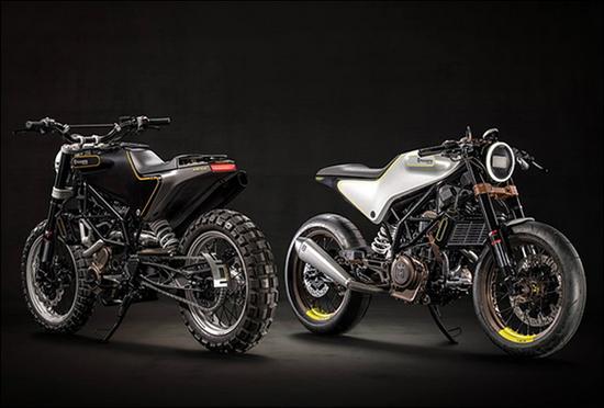 2014年米蘭車展上的黑白箭概念摩托車