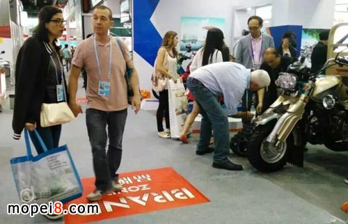 117屆廣交會摩托車與配件展區(qū)外商圖