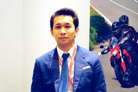 杜卡迪摩托車中國總經(jīng)理麥曉剛先生