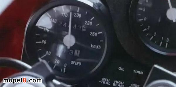 摩托車儀表都換掉了原廠可是只刻到180km/h為止
