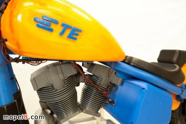 全球首輛全功能的3D打印摩托車
