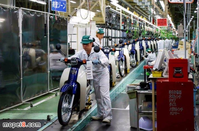日本本田Super Cub經(jīng)典摩托車工廠
